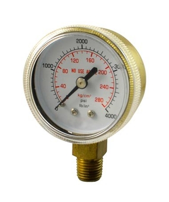اختبار قياس ضغط اللحام بالغاز EN 562 50 مم 68 مم 2.68 "